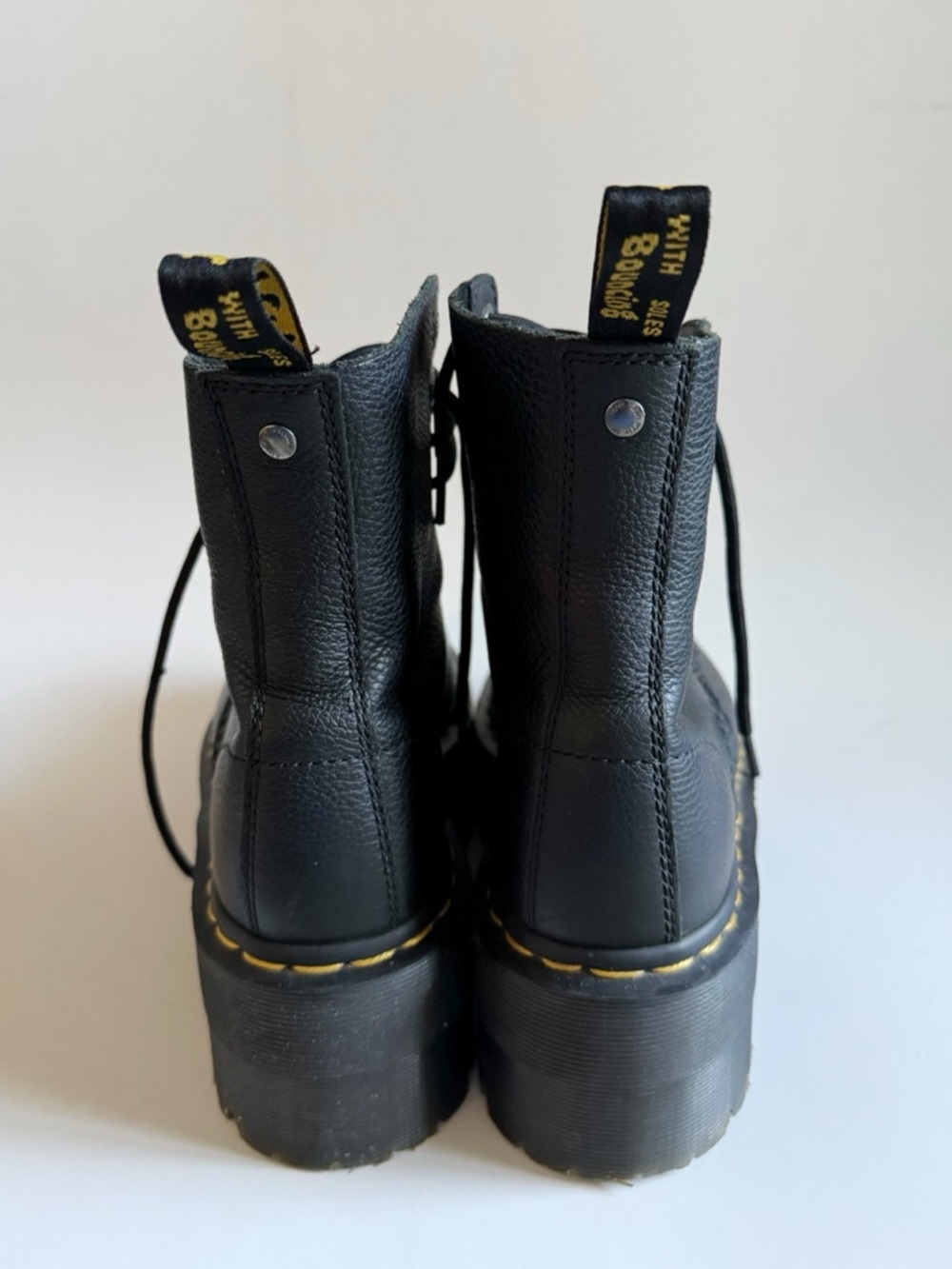 Dr. Martens 1460 Pascal Max leather platform boots, EU 37 - Picture 4 of 6
